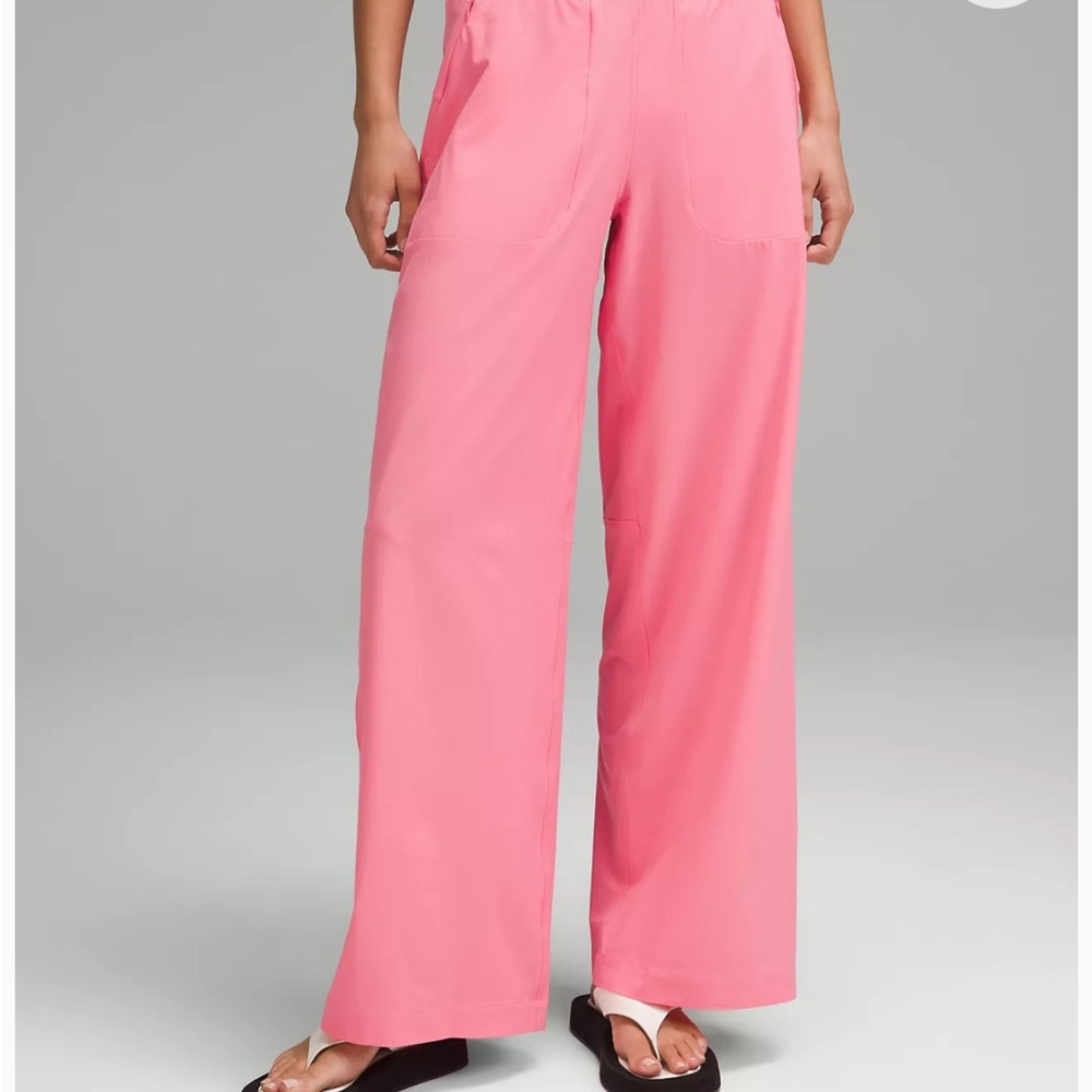 Lululemon Women's Pink Wide-Leg Pants